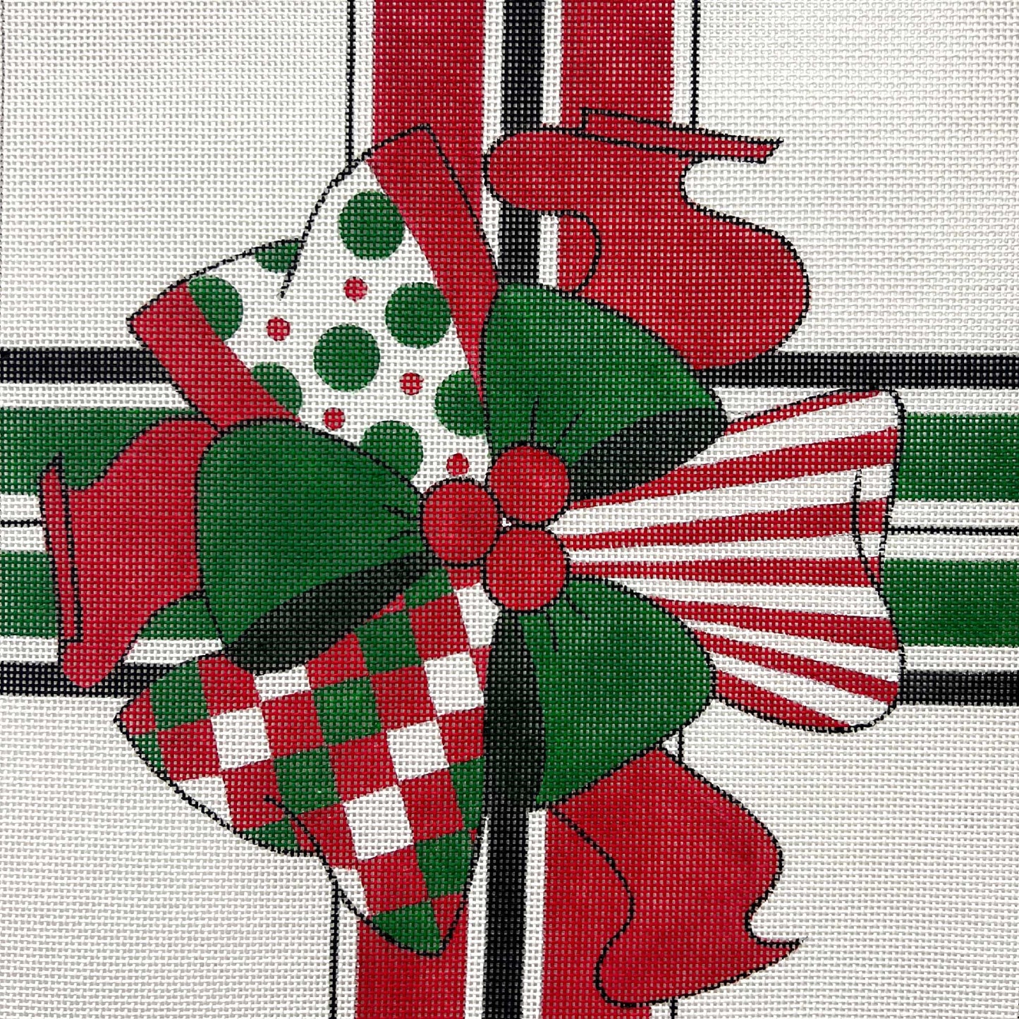 Christmas Berry Bow AP4653