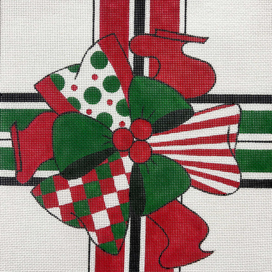Christmas Berry Bow AP4653