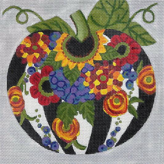 Floral Pumpkin 4667