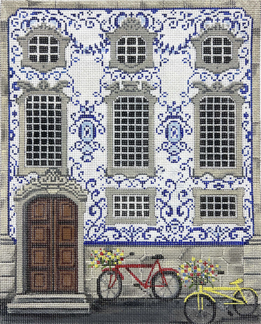 Portuguese Facade With Bikes 4710