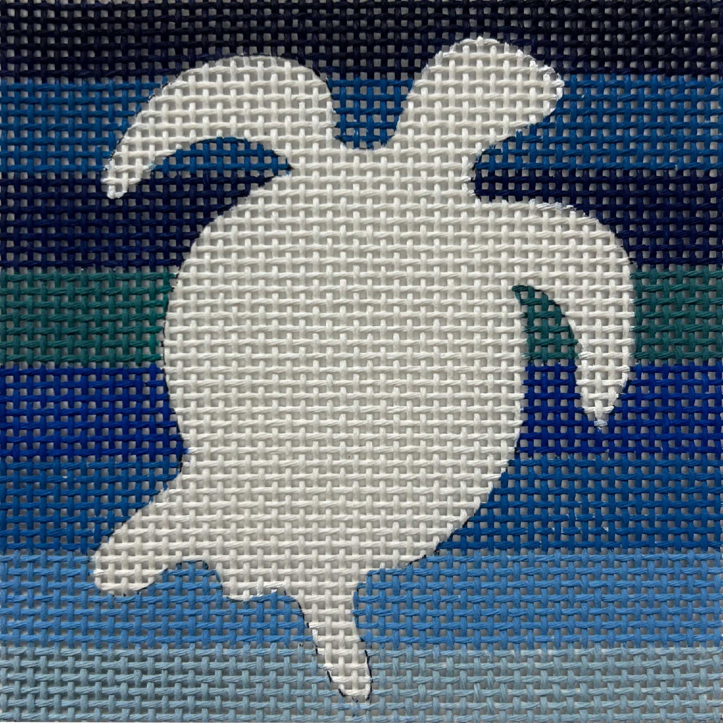 Sea Turtle On Stripes 4758