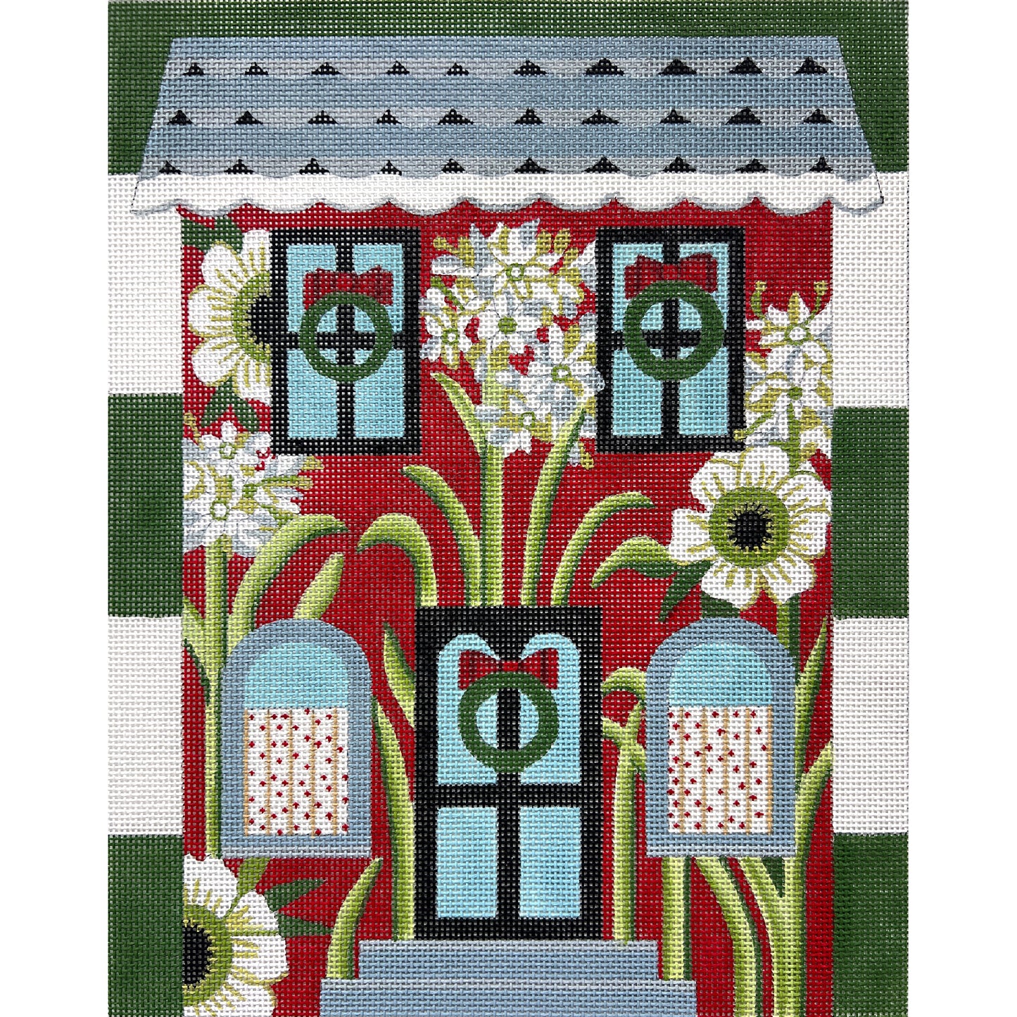 Christmas Flower House 4773