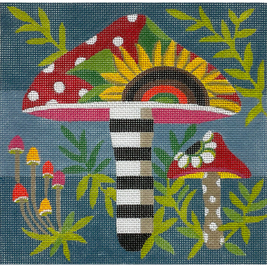 Sunflower Polka Dot Mushrooms 4796
