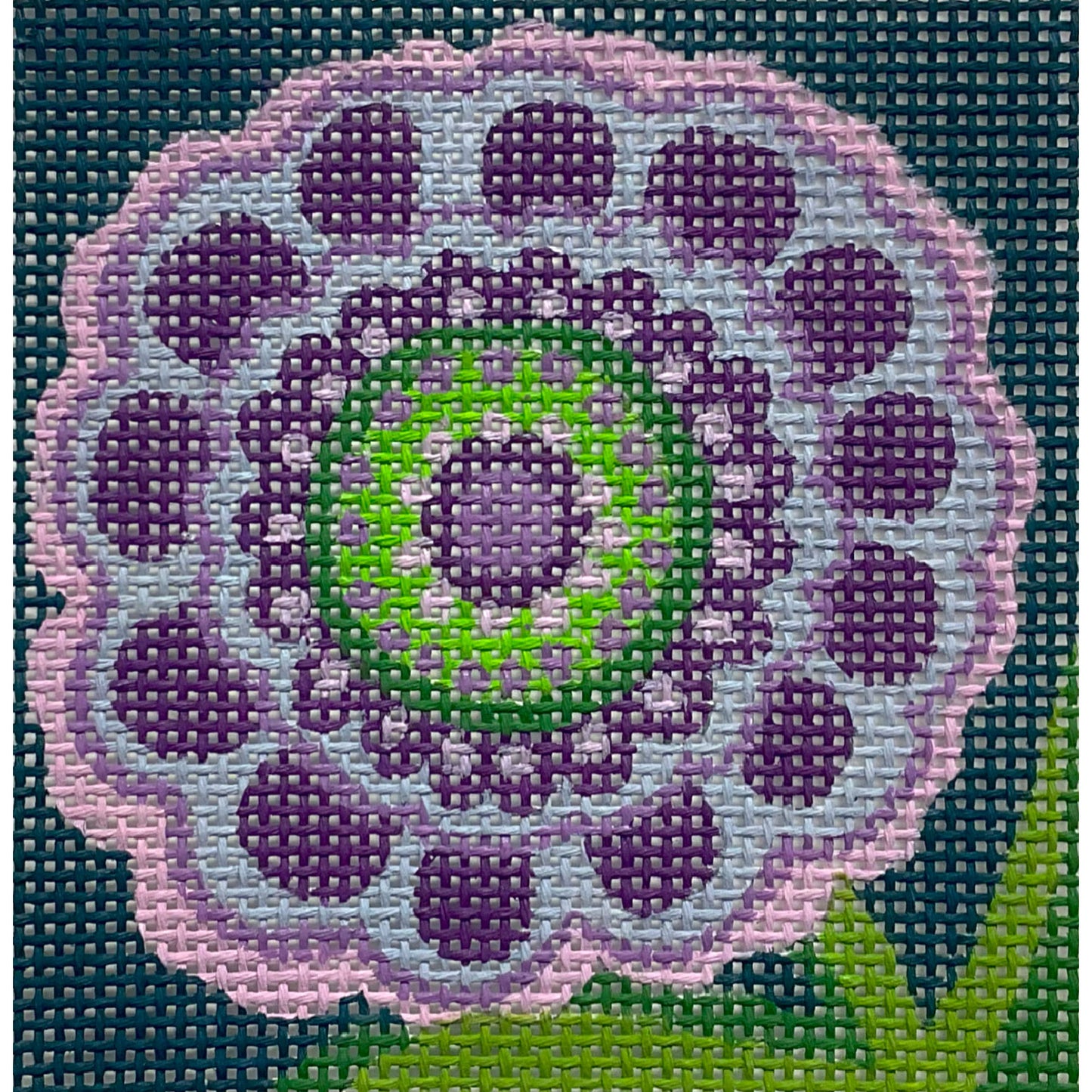 Patterned Purple Flower 4807