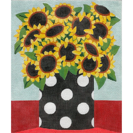 Sunflowers & Polka Dots 4820