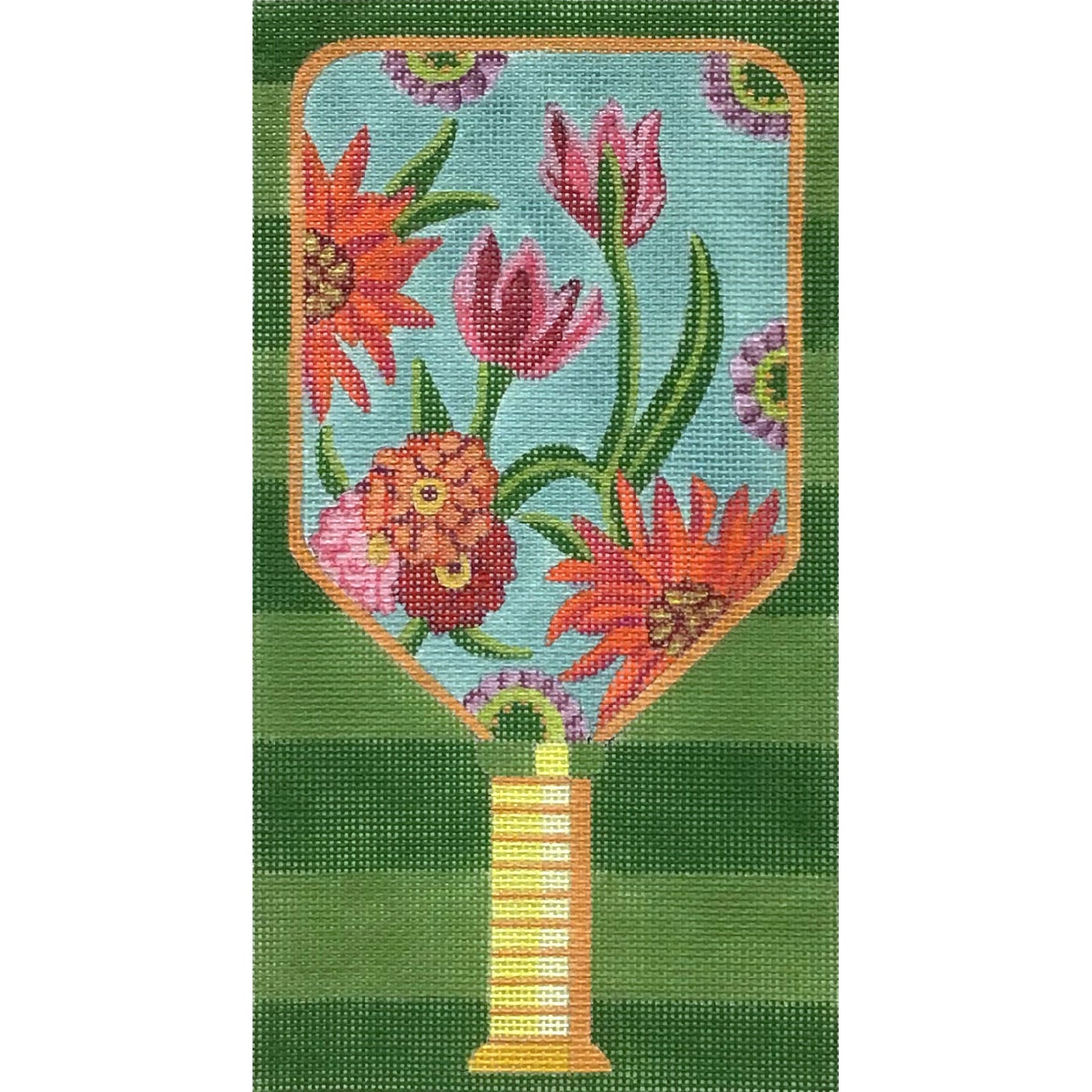 Floral Pickle Ball Paddle 4841