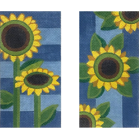 Sunflowers On Blue Eyeglass 4847