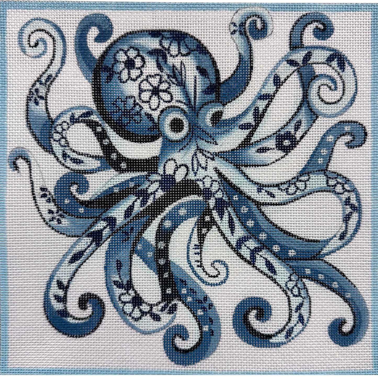 Blue Delft Octopus 4893