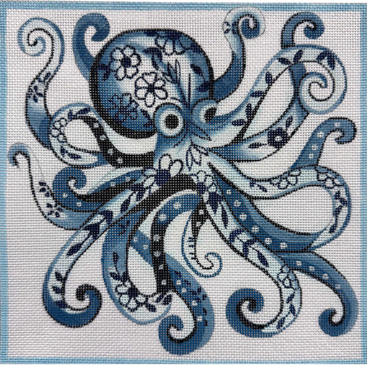Blue Delft Octopus 4893