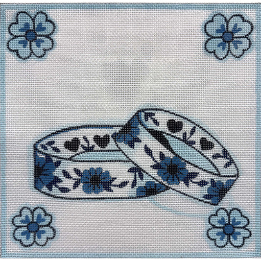 Blue Delft Rings 4898