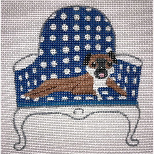 Pup On Polka Dots 4906