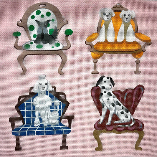 Dogs In Chairs 4909
