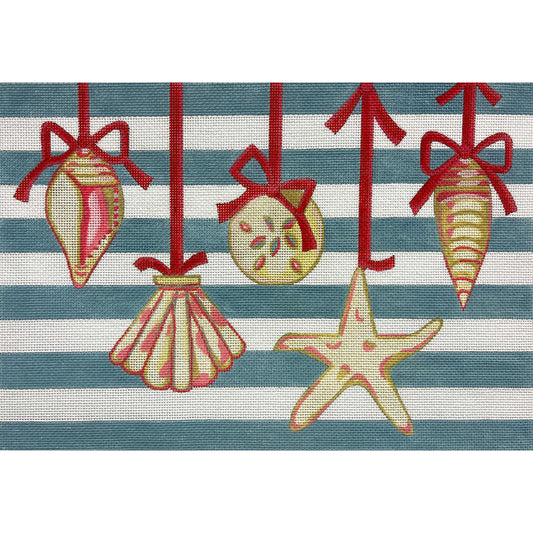 Sea Ornamets With Ribbons 4930