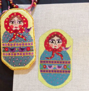 Russian Doll Necklace Scissor Case AW-44