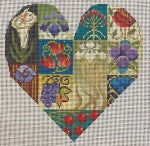 Art Nouveau Heart H-18