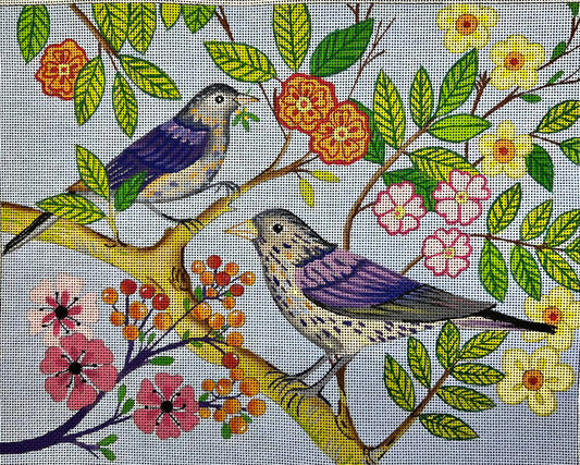 Violet Birds B-03