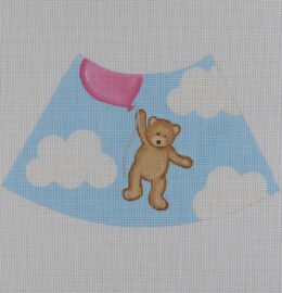 Flying High Teddy Night Light, Pink with Light Kit  BB08