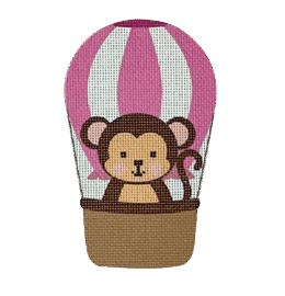 Pink Balloon Critter, Monkey  BB26