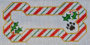 Candy Cane Bone Ornament BP-02