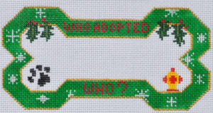 Who Adopted Who? Bone Ornament BP-10