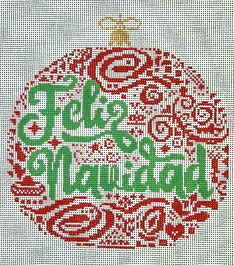 Feliz Navidad Ornament - Red BP-102