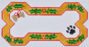 Holly Bone Ornament BP-11