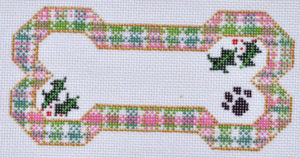Preppy Plaid Bone Ornament BP-15