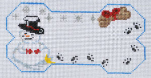 Snowman Bone Ornament BP-19