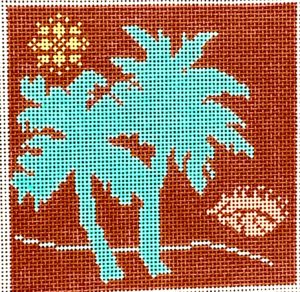 Palm Tree Series - Turquoise BP-45
