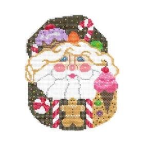 Gingerbread Santa Face C38K
