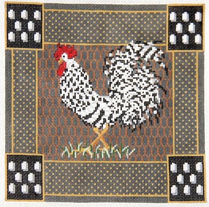 Black & White Rooster C-7