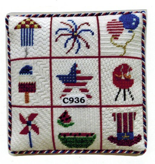 Fourth of July Squares C936