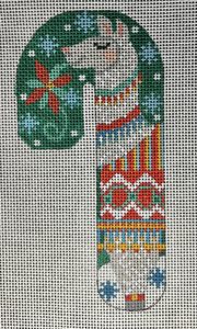 Green Llama Candy Cane CH-1103