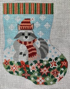 Raccoon Mini Stocking CH-1116