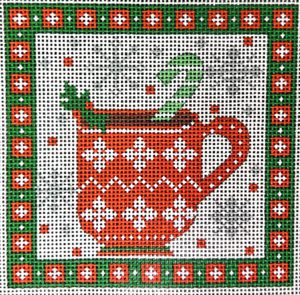 Mug with Candy Cane CH-1161