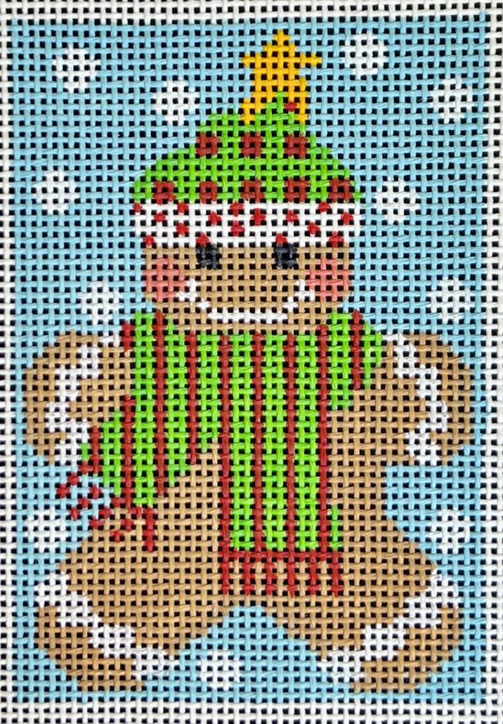Gingerbread Ornament - Scarf with Stripes CH-1232