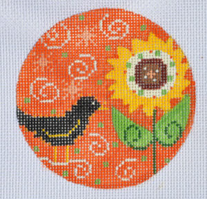 Sunflower Crow Round CH-124