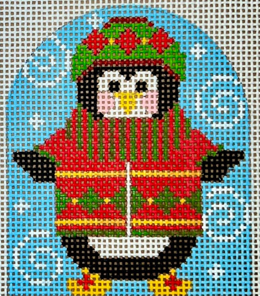 Penguin Ornament - Diamond Sweater CH-1242