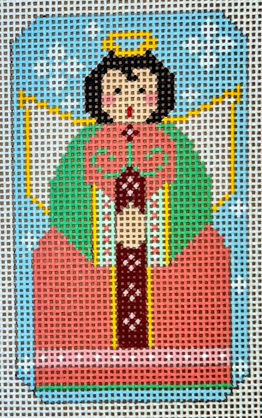 Coral Angel Ornament CH-1252