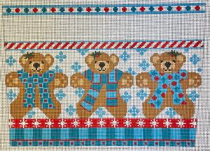 Teddy Bear Stocking Cuff CH-1259