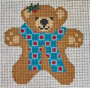 Teddy Bear Ornament -  Boxed Scarf CH-1262