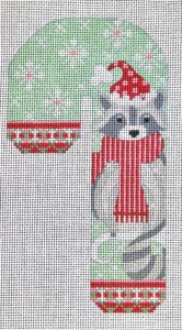Woodland Creatures Candy Cane - Raccoon CH-1263