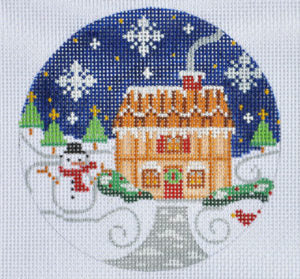 Brown House Ornament CH-128