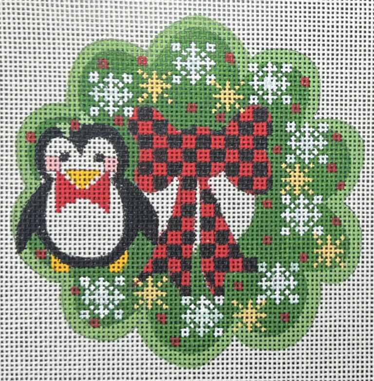 Wreath Ornament - Penguin CH-1295
