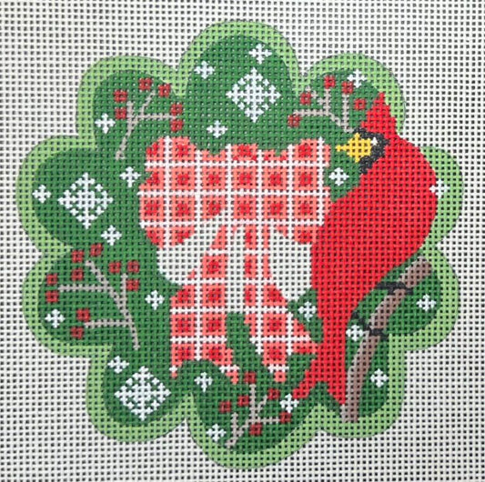Wreath Ornament - Cardinal CH-1298