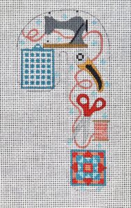 Quilting Candy Cane CH-1327