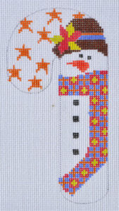 Flower Hat Snowman Candy Cane CH-133