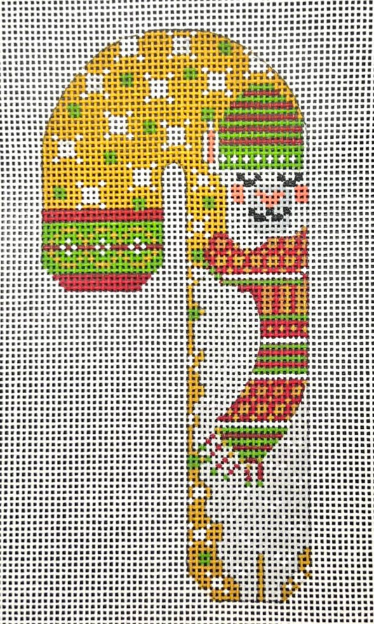 Gold Llama Candy Cane CH-1361