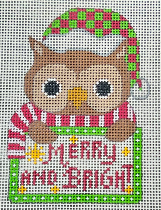 Owl Tag - Merry and Bright CH-1412