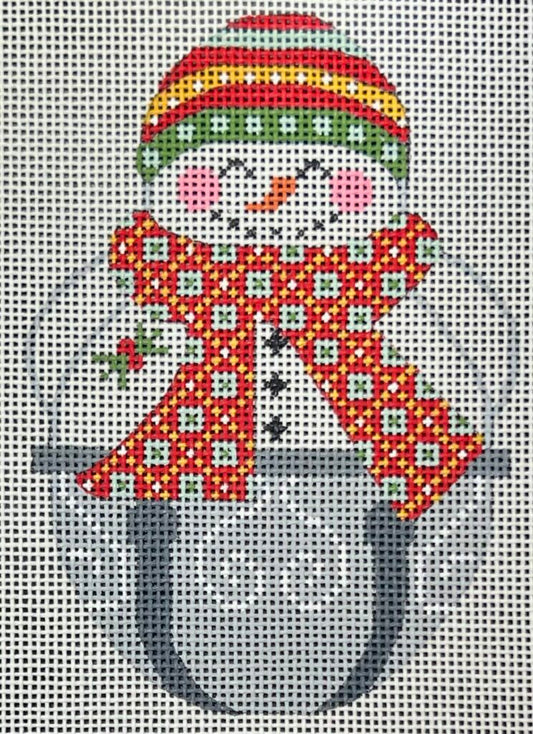 Jingle Snowman - Striped Hat CH-1495